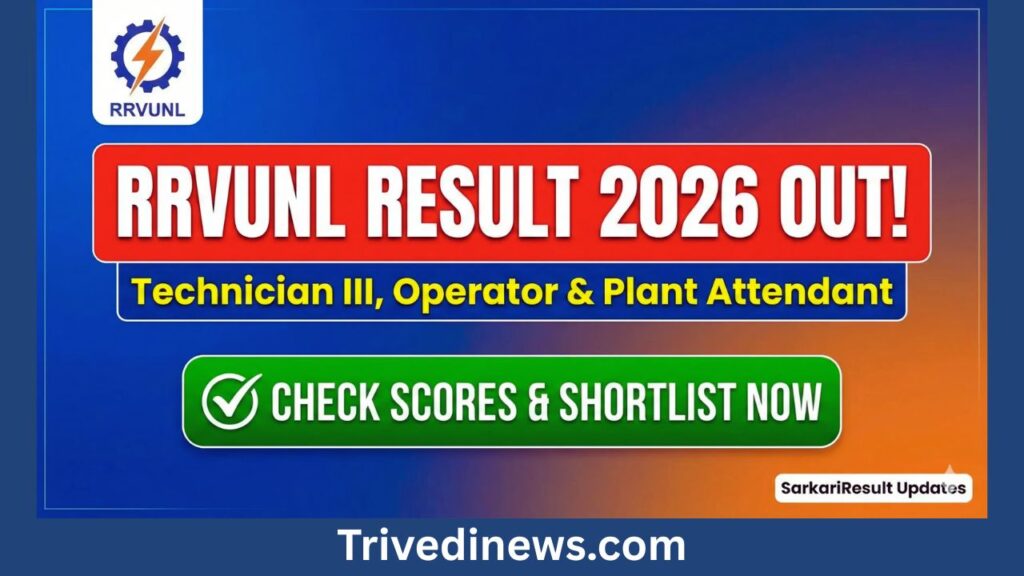 RVUNL Result 2026 Released